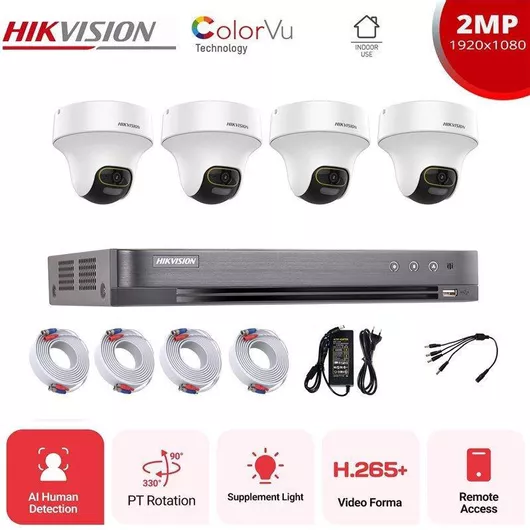 Hikvision Ολοκληρωμένο Σύστημα CCTV με 4 Κάμερες 1080p