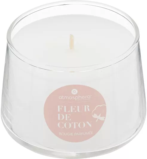 Αρωματικό Κερί Atmosphera σε Βάζο με Άρωμα Cotton 7.5x5cm