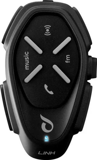 Ενδοεπικοινωνία Μηχανής Interphone Link Μονή για Κράνος Μηχανής με Bluetooth