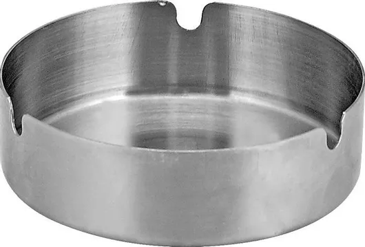 Σταχτοδοχείο Τσιγάρου Μεταλλικό Inox 10cm