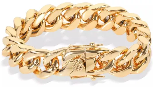 ΑΛΥΣΙΔΑ LGD-BR-2046 ΒΡΑΧΙΟΛΙ 12MM GOLDEN LEGEND ACCESSORIES ΑΠΟ ΑΝΟΞΕΙΔΩΤΟ ΑΤΣΑΛΙ ΤΙΤΑΝΙΟΥ
