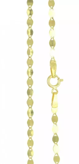 Αλυσίδα Λαιμού Mertzios.gr Χρυσή 14K Λεπτή Πάχους 2.1mm & Μήκους 50cm
