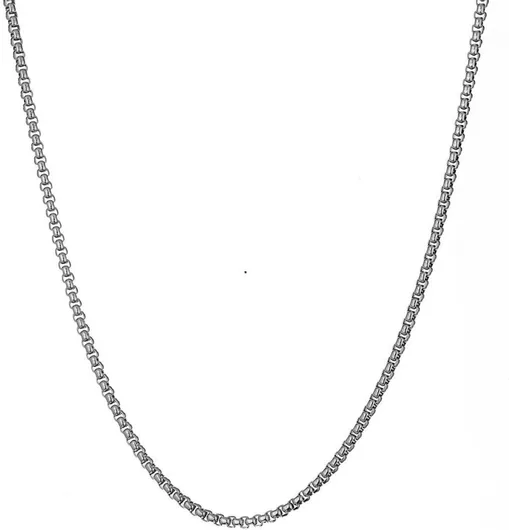 Αλυσίδα Λαιμού Verorama από Ατσάλι Λεπτή Πάχους 3.7mm & Μήκους 60cm
