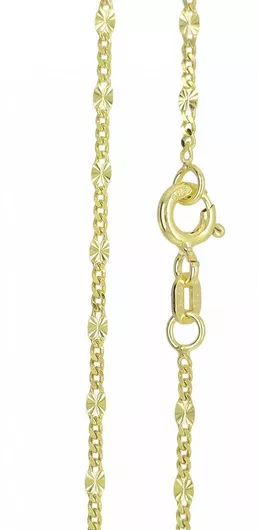 Αλυσίδα Λαιμού Mertzios.gr Χρυσή 14K Λεπτή Πάχους 1.2mm & Μήκους 40cm