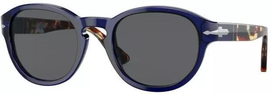 Γυαλί Ηλίου Persol Ανδρικά με Μπλε Κοκκάλινο Σκελετό & Μαύρο Φακό PO3304S 1183/B1