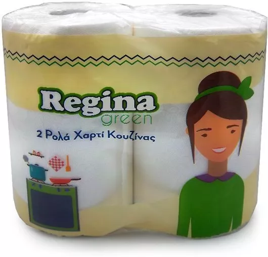Χαρτί Κουζίνας Regina Regina Green 185gr 2τμχ