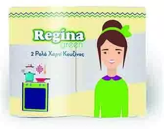 Χαρτί Κουζίνας Regina Regina Green 185gr 2τμχ