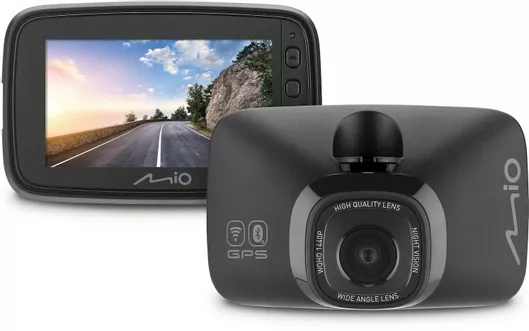 Κάμερα DVR Αυτοκινήτου Mio MiVue 818 1440P με Οθόνη WiFi/ GPS για Παρμπρίζ με Βεντούζα