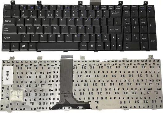 Πληκτρολόγιο Laptop Laptop Keyboard LG E500 / MSI A5000 A6000 CR500 CR600 CX500 CX600 GX620 US VERSION Κωδ.40306US