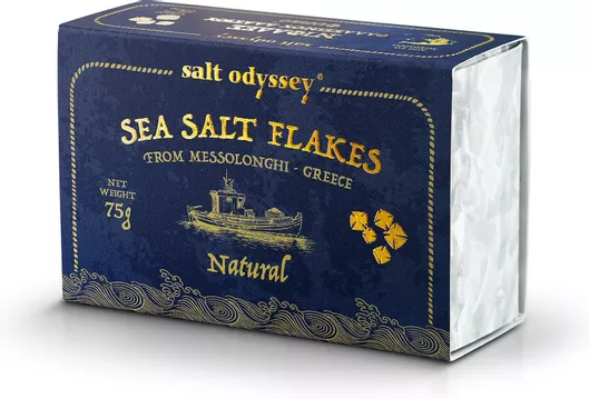Salt Odyssey Αλάτι Θαλασσινό Νιφάδες Μεσολογγίου 75gr