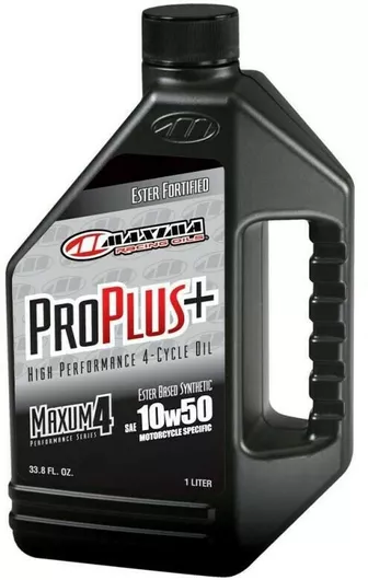 Λάδι Μοτοσυκλέτας Maxima Racing Oils Pro Plus+ 4T για Τετράχρονους Κινητήρες 10W-50 1lt