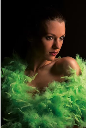 εκ Αποκριάτικο Μπόα Πράσινο