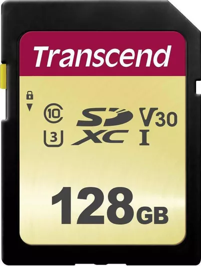 Transcend 500S SDXC 128GB U3 V30