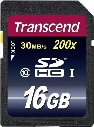 Κάρτα Μνήμης Transcend Premium 200x SDHC 16GB Class 10