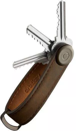 Κλειδοθήκη Orbitkey Crazy Horse Καφέ