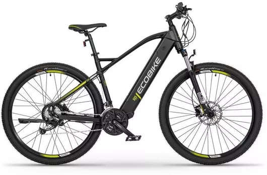 Ηλεκτρικό Ποδήλατο Ecobike Sx5 29" 2022 Μαύρο Πόλης με 27 Ταχύτητες & Δισκόφρενα
