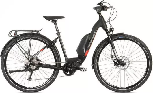 Ηλεκτρικό Ποδήλατο Ideal Futour E810X Wave 28" 2021 Lady Μαύρο Πόλης με Ταχύτητες & Δισκόφρενα