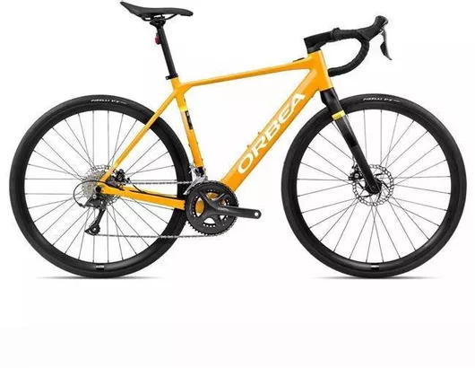 Ηλεκτρικό Ποδήλατο Orbea Gain 28" Πορτοκαλί Racing με 16 Ταχύτητες & Δισκόφρενα