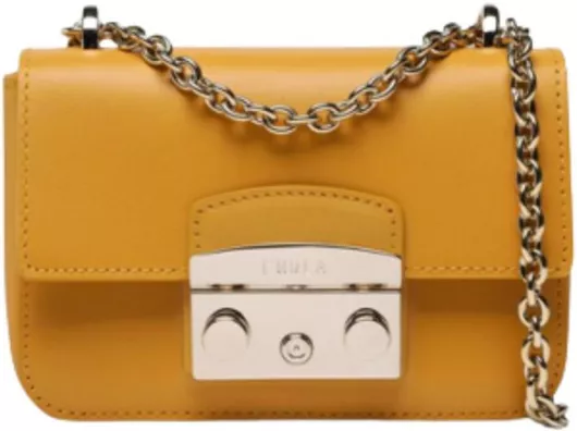 FURLA METROPOLIS MINI CROSSBODY - VITELLO ROMA MARMALADE Γυναικείο