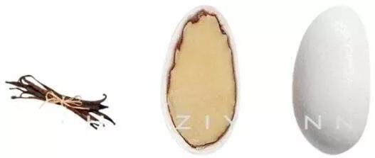 Κουφέτες Αμυγδάλου Supreme με Γεύση Βανίλια Λευκό 800gr