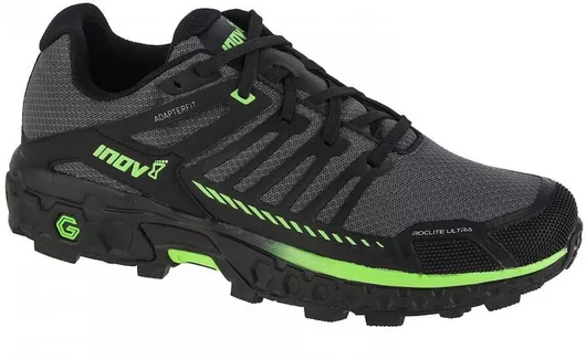 Inov-8 Roclite Ultra G 320 Ανδρικά Αθλητικά Παπούτσια Trail Running Μαύρο / Γκρι / Πράσινο