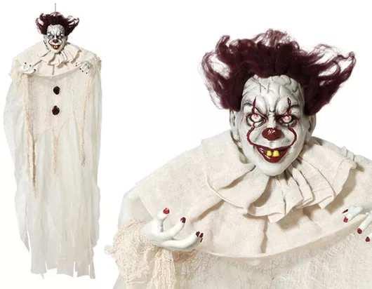 Αποκριάτικο Αξεσουάρ Κρεμαστός Κλόουν 130x96x14 cm