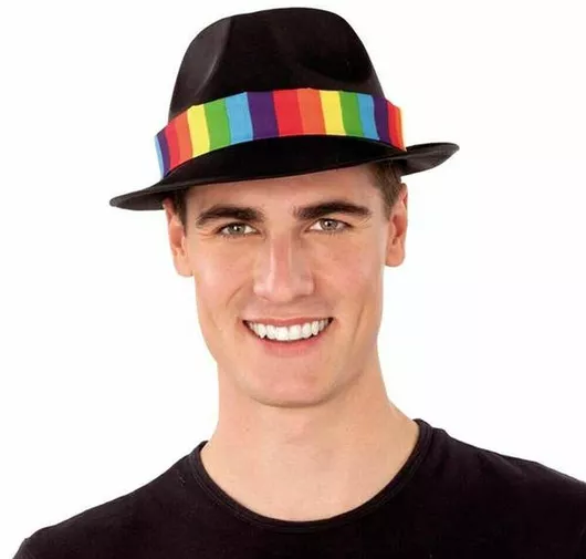 My Other Me Gangster Rainbow Αποκριάτικο Καπέλο