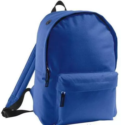 Sol's Rider Royal Blue Σχολική Τσάντα Πλάτης Γυμνασίου - Λυκείου σε Μπλε χρώμα Μ28 x Π14 x Υ40cm