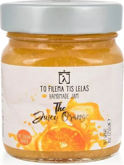 Μαρμελάδα To Filema Tis Lelas Πορτοκάλι The Juicy Orange Χωρίς Προσθήκη Ζάχαρης 240gr