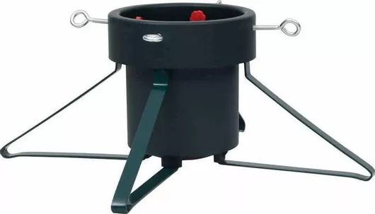 vidaXL Βάση για Χριστουγεννιάτικο Δέντρο Μεταλλική 19x19x46cm Πράσινo