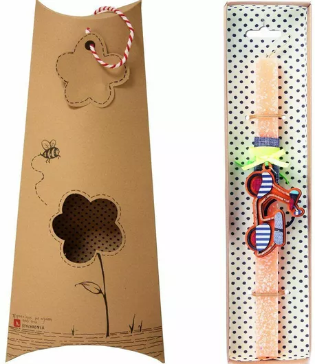 Πασχαλινή Λαμπάδα Μπρελοκ Σκούτερ Σομόν