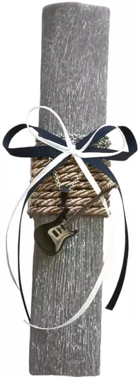 Πασχαλινή Λαμπάδα Στρογγυλή Αρωματική Μαύρη