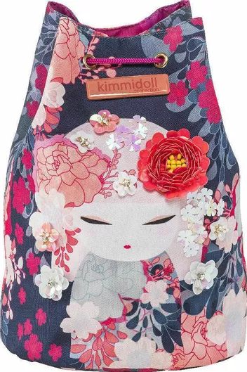 Παιδική Τσάντα Πουγκί Graffiti Kimmidoll Πολύχρωμο
