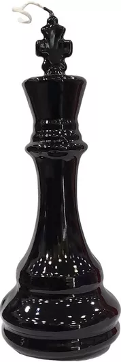 Πασχαλινή Λαμπάδα χιουμοριστικη μεγαλο πιονι σκακι μαυρος Βασιλιας LM9004black 26cm