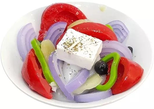 Πασχαλινή Λαμπάδα Χειροποίητη Σαλάτα χωριατικη μεγαλη