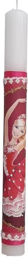 Παιδικη Πασχαλινη λαμπαδα με Barbie LT-23-960