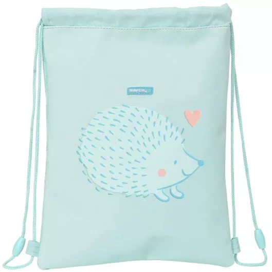 Παιδική Τσάντα Πουγκί Safta 26cm Τιρκουάζ