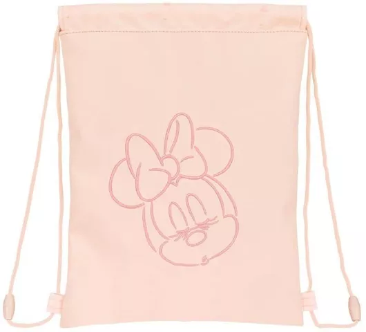 Παιδική Τσάντα Πουγκί Minnie Mouse 26cm Ροζ