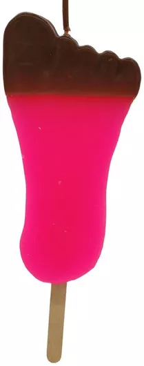 Πασχαλινή Λαμπάδα Χειροποίητη πατουσα παγωτο