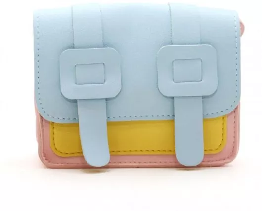 Παιδική Τσάντα Ώμου Yuko 15.5x13x8cm Γαλάζιο