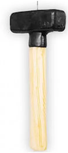 Πασχαλινή Λαμπάδα Χειροποίητη Βαριοπούλα