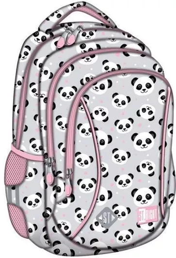 Παιδική Τσάντα Πλάτης Panda Γκρι
