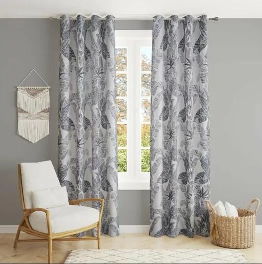 Κουρτίνα Kipper με Τρουκς Cocoon Grey 140x260cm