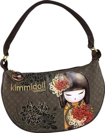 Παιδική Τσάντα Ώμου Graffiti Kimmidoll Tatsuyo Strong Hearted Καφέ