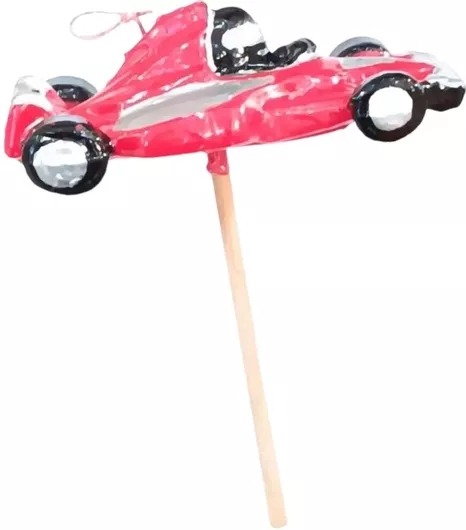 Πασχαλινή Λαμπάδα Στρογγυλή 20cm. Κόκκινη