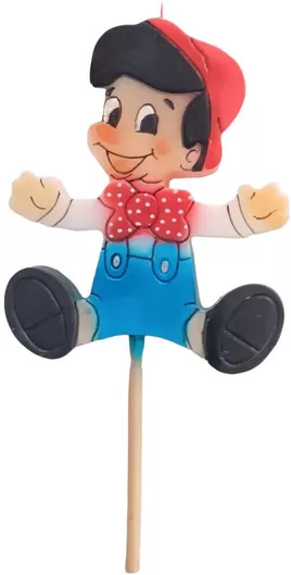 Πασχαλινή Λαμπάδα Στρογγυλή 20cm. Μπλε