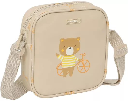 Παιδική Τσάντα Ώμου 16x18x4cm Μπεζ