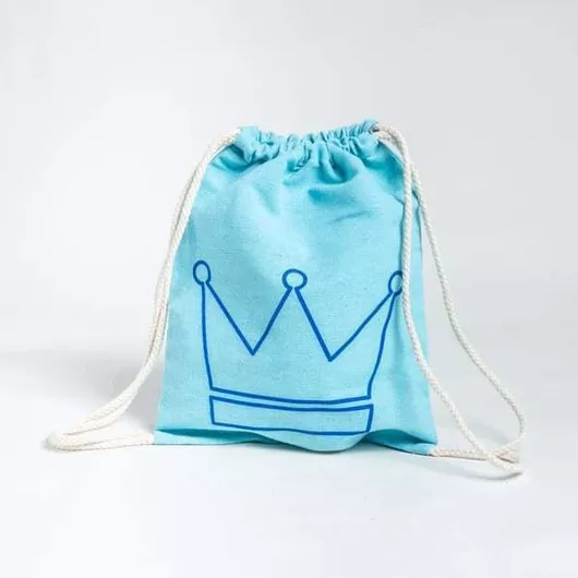 ΤΣΑΝΤΑ ΥΦΑΣΜΑΤΙΝΗ BACKPACK 25X30CM ΚΟΡΩΝΑ (ΓΑΛΑΖΙΟ)