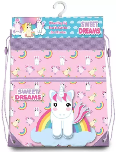 Παιδική Τσάντα Πουγκί Unicorn Ροζ