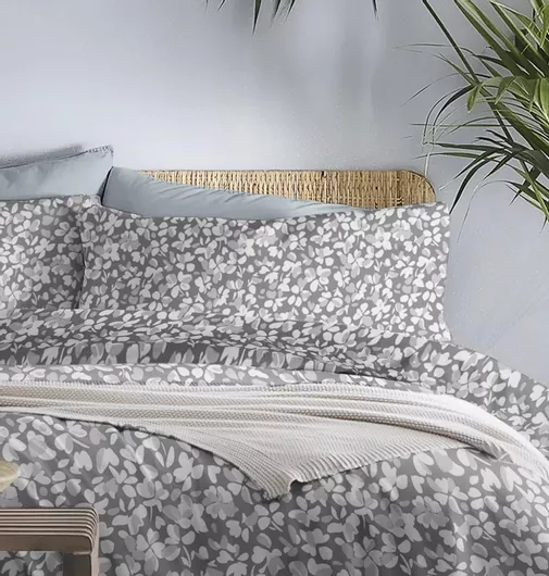 Μαξιλαροθήκη Cokitex Marta 50x70cm Γκρι